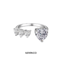 HEART TRIO RING ZCR-0008 – CRAFTED IN STERLING SILVER WITH TRIPLESHIELD™