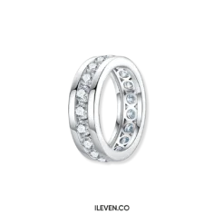 ETERNA BAND MOISSANITE RING ETG-M-S0001 – CRAFTED IN STERLING SILVER WITH ETERNAGOLD™