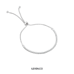 RADIANT SLIDER TENNIS BRACELET MSB-0007 – CRAFTED IN STERLING SILVER WITH TRIPLESHIELD™