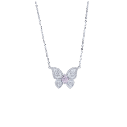 BUTTERFLY S GLOW NECKLACE – ĐƯỢC CHẾ TẠO BẠC STERLING VỚI TRIPLESHIELD™