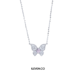 BUTTERFLY S GLOW NECKLACE MSD-0026P – ĐƯỢC CHẾ TẠO BẠC STERLING VỚI TRIPLESHIELD™