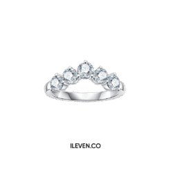 CROWN BRILLIANCE RING ETG-S0004 – CRAFTED IN STERLING SILVER WITH ETERNAGOLD™