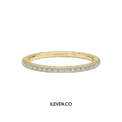 FULL HALOETRNITY RING ETG-G0002 – CRAFTED IN STERLING SILVER WITH ETERNAGOLD™