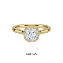 SOFT SQUARE AURA RING ETG-G0009 – CRAFTED IN STERLING SILVER WITH ETERNAGOLD™